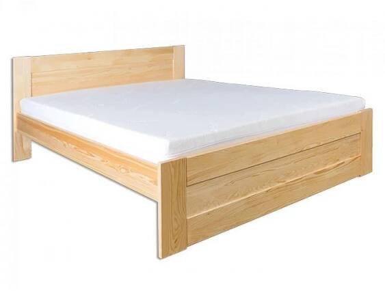 Drewmax LK102 - Dřevěná postel masiv dvojlůžko 160 cm