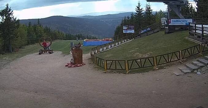 Harrachov vrchol Čertovy hory webkamera – Sledujte živě lyžařské podmínky a panoramatický