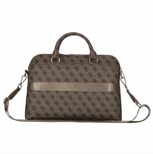Guess Guess PU 4G Triangle Logo Taška na Notebook 15/16" Brown