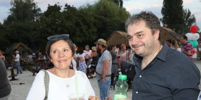 Lenka Termerová se synem Filipem, který pracuje jako filmový stříhač. 