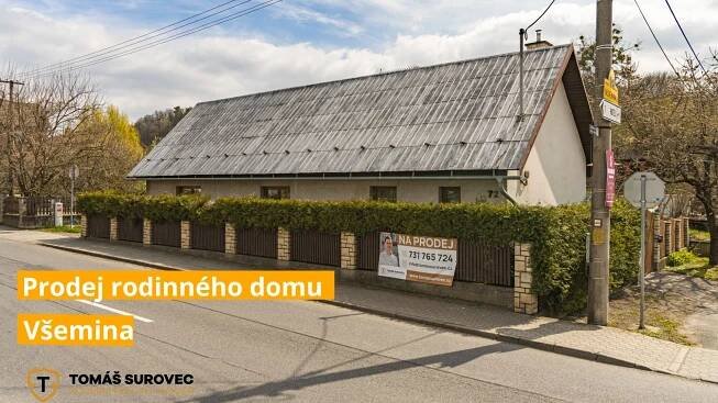 Prodej rodinného domu, Všemina PRODÁNO! - Tomáš Surovec - prodej realit férově a lidsky