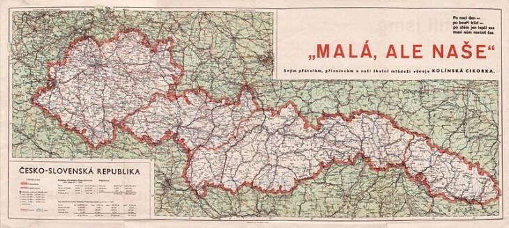 Sudety mapa ořezaná