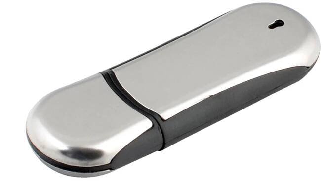 Klíčenkový USB flash disk PANTEGO černá