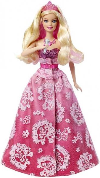 MATTEL Barbie Princezna zpěvačka - Y2411