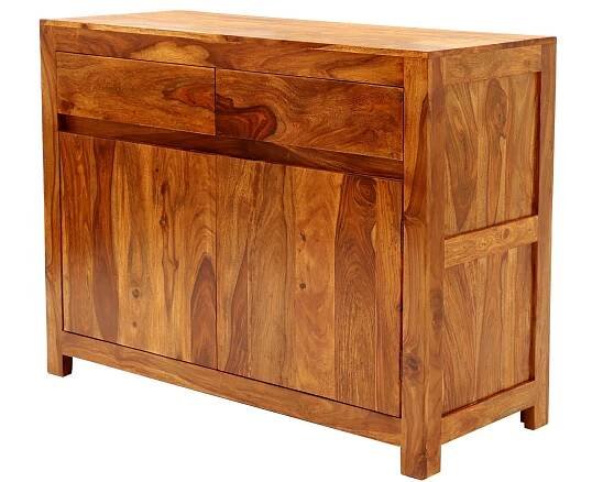Komoda Tara 120x90x45 z indického masivu palisandr, Natural