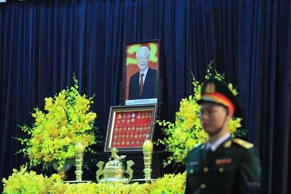 Vietnam Holds Days of Mourning for Late Communist Party Chief Nguyen Phu Trong
