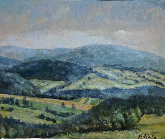 Pohled do krajiny - František Fiala - Galerie umění