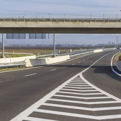 Nová část D49 u Hulína  (prosinec 2024) | foto: Krajský úřad Zlínského kraje