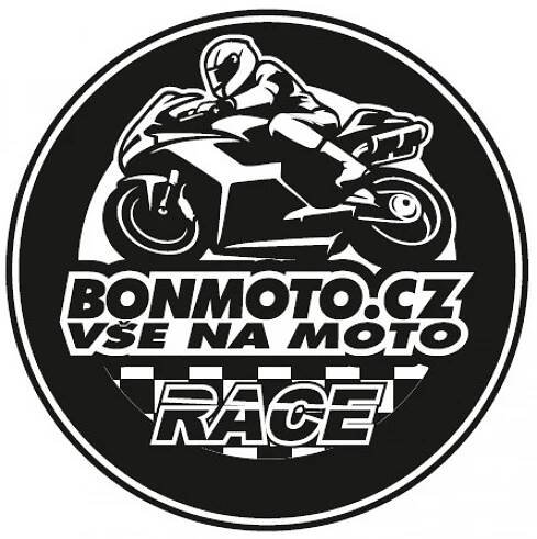 BONMOTO hrnek WOODSTOCK Race white/black