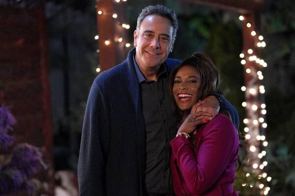 Single Parents - Good Holidays to You - Z natáčení - Brad Garrett, Kimrie Lewis