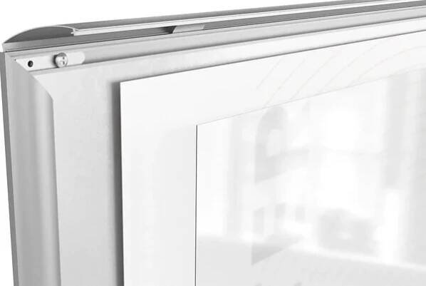 Plakátový rám A1 – Uzamykatelný stříbrný Klip rám FRAME_A1S