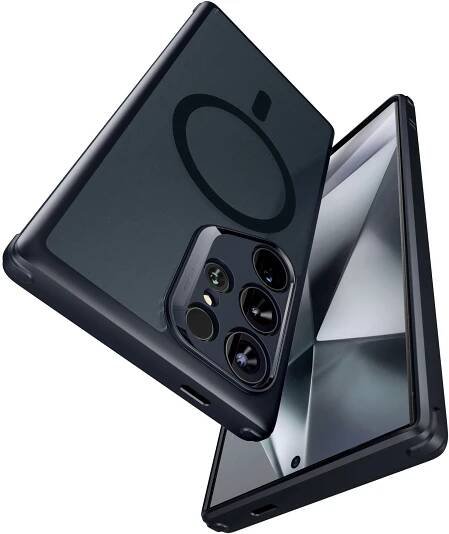 ESR Classic Hybrid Case (HaloLock), Compatible with Samsung Galaxy S24 Ultra, Frosted Black