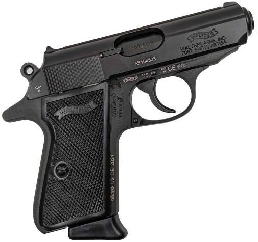 Pistole Walther PPK/S, 9 mm Browning, Černá
