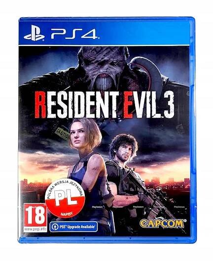 RESIDENT EVIL 3 / PS4 / PS5 / HRA NA DESCE V KRABICI / TITULKY PL