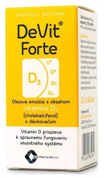 DeVit forte kvapky 22 ml