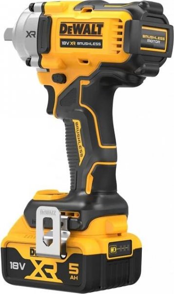 Aku bezuhlíkový rázový utahovák 1/2" 18V XR 5,0Ah DCF892P2T DeWALT