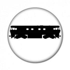 Placka 1609: lokomotiva Bardotka Přívěšek na klíče
