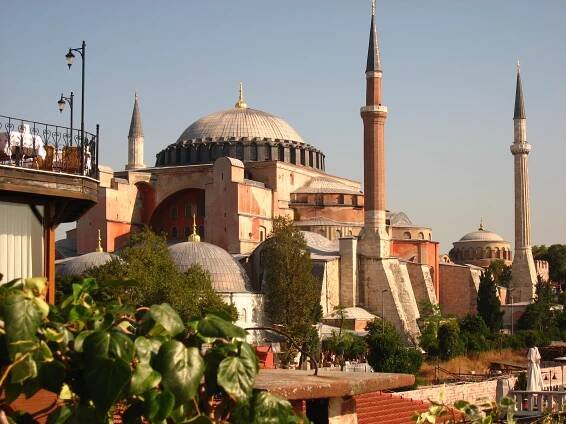 View of Hagia Sophia from Side Hotel