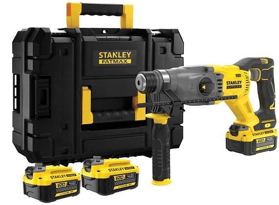 Aku kombinované kladivo V20 18V 2x4,0Ah Stanley FatMax SFMCH900M22