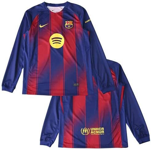 FC Barcelona domácí dres 2025/26 s dlouhým rukávem