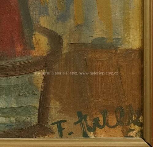 František Turek / V kavárně - detail aukce « Aukce « Aukční Galerie Platýz