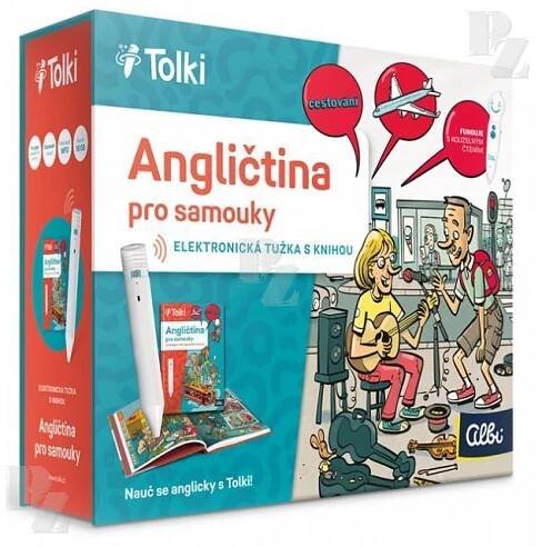 Kouzelné čtení Tolki Albi tužka 2.0 a Angličtina pro samouky ALBI - Papírnictví Zbraněk 