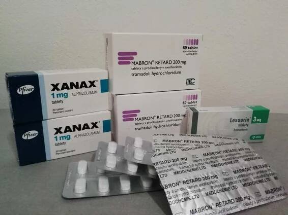 Xanax tablety