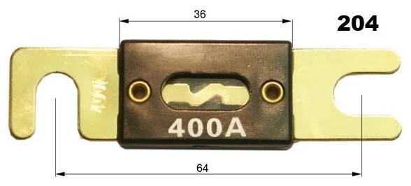 pojistka ANL 50A kontakty 90st.