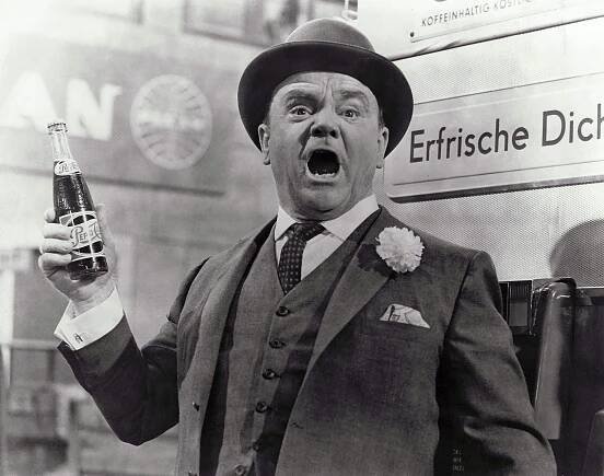 Editorial use only. No book cover usage.
Mandatory Credit: Photo by Mirisch/United Artists/Kobal/Shutterstock (5879019c)
James Cagney
One, Two, Three - 1962
Director: Billy Wilder
Mirisch/United Artists
USA
Scene Still
Musical
Un, deux, trois