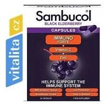 Sambucol Immuno Forte + Vitamin C + Zinek 30 kapslí