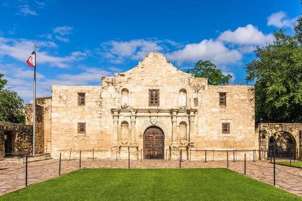 Alamo v San Antoniu, Texas, USA. — Stock obrázek