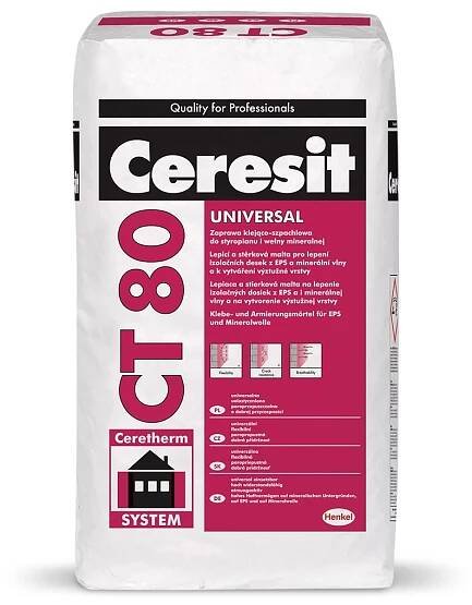 Ceresit Univerzální lepicí a stěrková malta CT 80 Universal 25 kg