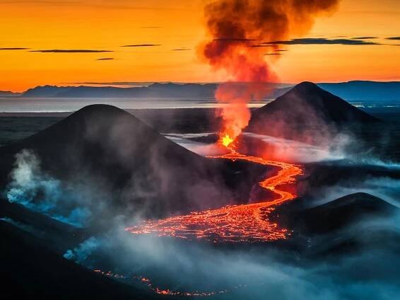 Sopky - erupce sopky na Islandu 2022 aktuálně