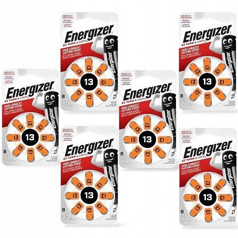 Baterie do sluchadel ENERGIZER ZincAir 13 PR48 48ks EAN (GTIN) 17638900425724