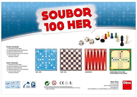 Společenská hra - Soubor 100 her