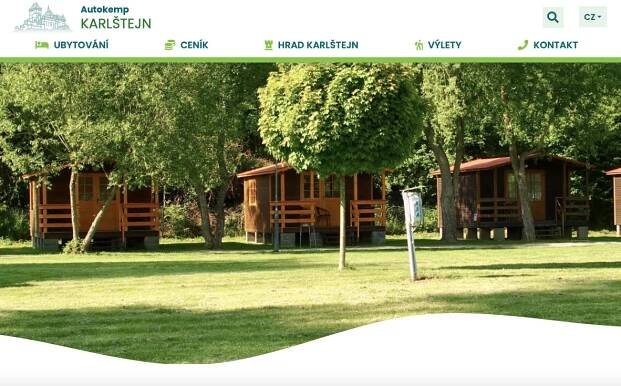 Kemp Karlštejn má nový web