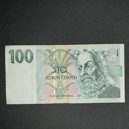 100 Kč - 1997 -SERIE - H - Bankovky
