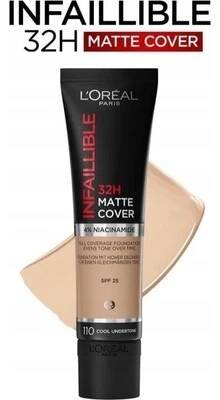 L'Oréal Paris Infallible 24H Matte Cover dlouhotrvající a zmatňující make-up 110 Rose Vanilla 30 ml od 298 Kč - Heureka.cz