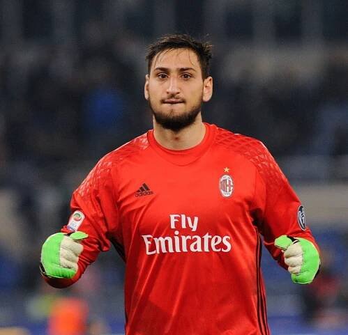 Brankář AC Milán Gianluigi Donnarumma