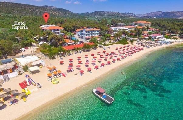 hotel Esperia Thassos letecky Polopenze