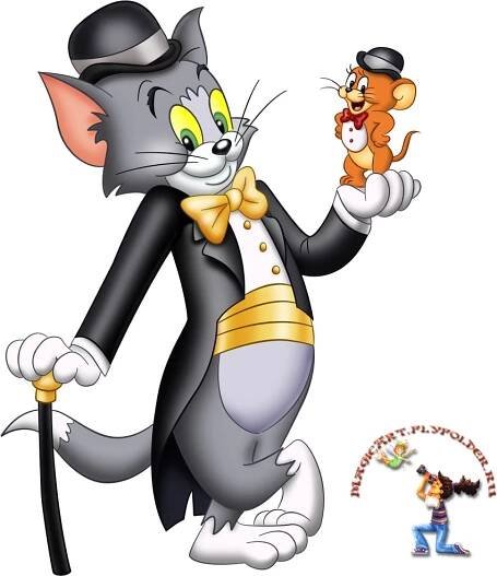 gentlemen tom and jerry clipart