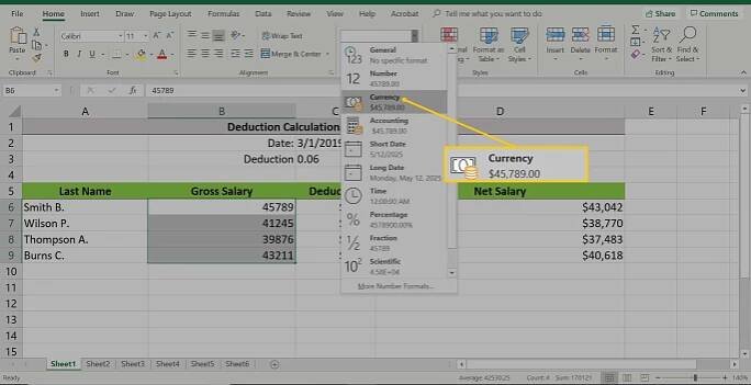 Podrobný základní návod pro Excel 6
