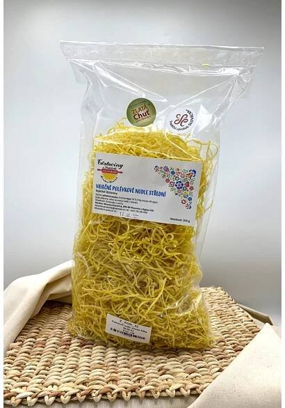 Polévkové nudle střední 500g