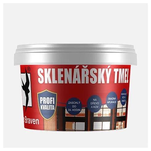 Sklenářský tmel Den Braven 500 g