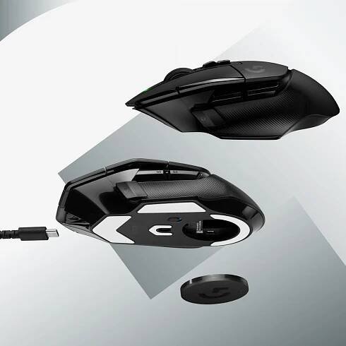Logitech G 910-006180 myš Hraní Pro praváky RF bezdrátový Optický 25600 DPI