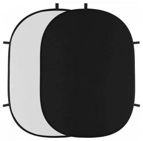 Phototools Rychlorozkládací fotografické pozadí 150x200cm - bílé, černé