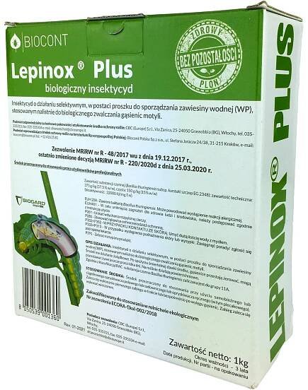 Lepinox Plus 1kg Biocont | | - Otorolny.pl