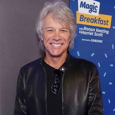 Jon Bon Jovi of Bon Jovi visits Magic Radio at The Lantern on May 30, 2024 in London, England. 