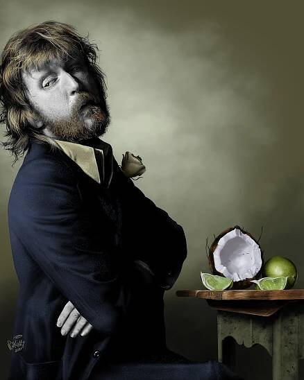 Harry Nilsson Caricature