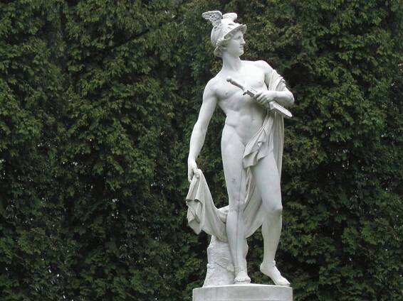 Hermesvilla statue
